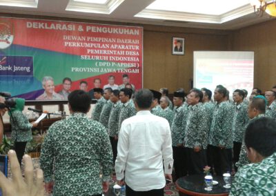 DEKLARASI & PENGUKUHAN DEWAN PIMPINAN DAERAH PERKUMPULUAN APARATUR PEMERINTAH DESA SELURUH INDONESIA (DPD P-APDESI) PROV JAWA TENGAH